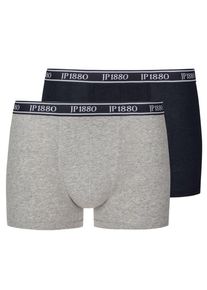 Nadměrná velikost: JP1880, Dvojité balení boxerek Trunks s podílem strečových vláken Grey
