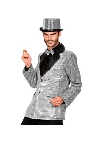 Widmann Veste à sequins argentés style swing