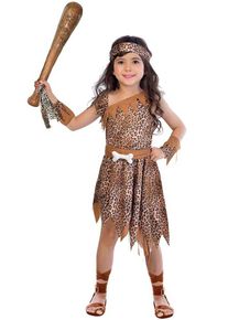 Amscan Stone age cave girl costume