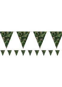 Camouflage vimpel kæde 3,7m