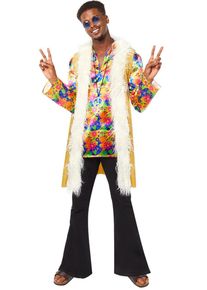 Amscan 70-tal hippie herrkostym Pete