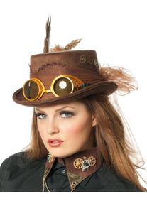 Wilbers Brązowy cylinder Steampunk Konstantina