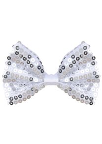 Widmann Noeud papillon glamour argenté à paillettes