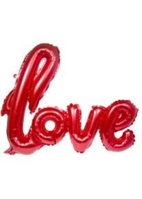 Folat Love lettering foil balloon red 70 x 60cm