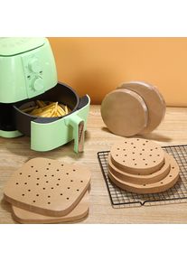 Kitchen Disposable Air Fryer Paper Non-Stick Bakeware Paper Home Baking Oil-proof Paper Oven Steamer Mat Air Fryer Accessories