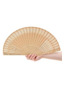 Hand Fans For Women Foldable Openwork Wooden Fans For Wedding Chinese Style Sandalwood Fan Shower Gifts Favors Fan For Party And