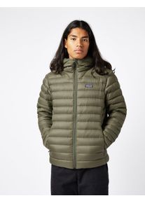 Patagonia Down Sweater Hooded Jacket - Basin Green