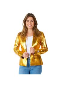 OppoSuits Groovy Gold Blazer for Ladies