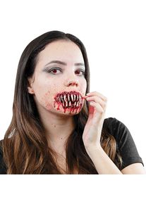 Giant fangs latex application