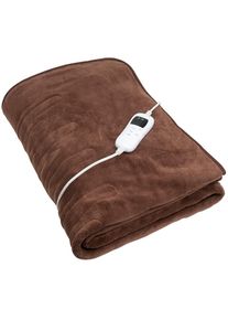 Monzana® Couverture chauffante 9 niveaux - 180x130cm - Brun