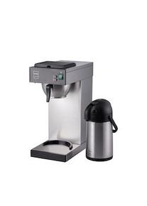 METRO Professional Cafetera GCA 2101, acero inoxidable, 21.5 x 41.5 x 52 cm, 2.3 l, 1900 W, termo y filtros incluidos, plata