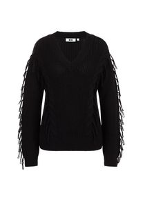 WE Fashion Pullover Damen schwarz Größe XS