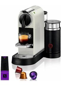 Nespresso Kapselmaschine »Citiz En 267.Wae Von Delonghi, White«, Inkl. Aeroccino Milchaufschäumer, Willkommenspaket Mit 14 Kapseln weiß, Nespresso...