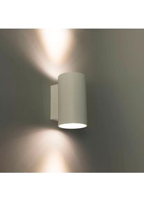 Qazqa Moderne wandlamp wit rond 2-lichts - Sandy