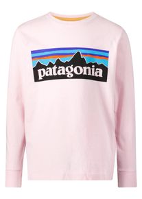 Patagonia Kinder Roze shirt met lange mouwen voor meisjes