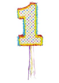 Folat Pinata färgglada nummer 1