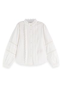 Scotch & Soda SCOTCH & SODA Kinder Cr��me wit blouse voor meisjes