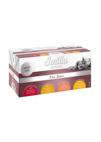 Smilla Fine Menu met Voortreffelijke Vulling 8 x 100 g.- Mixpakket (4 smaken)
