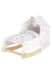 Small Foot - Wooden Swing Doll Bed Little Button
