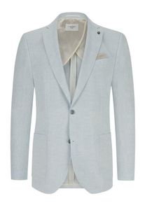 Plus size : Carl Gross, Linen blazer with partial lining in a Light Blue