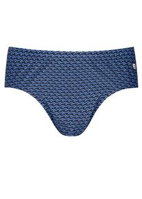 plussize: Nadměrná velikost: Mey, Kąpielówki w filigranowy wzór Niebieski