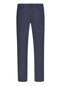 Plus size : Brax, Five-pocket trousers in delicate textured fabric, Hi-Flex in a Blue