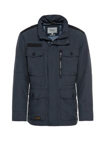 Plus size : Camel Active, Fieldjacket mit versteckter Kapuze im Kragen in a Blue