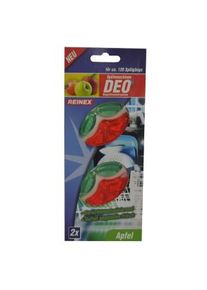 Reinex Chemie GmbH Reinex Doppelkammer Spülmaschinen-Deo, flüssig, 1 Packung = 2 Stück, Apfel