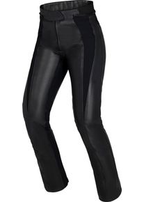iXS Aberdeen, pantalon en cuir pour femmes , couleur: Noir , taille: 40