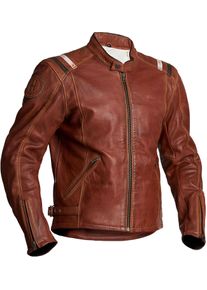 Halvarssons Skalltorp, giacca in pelle , colore: Marrone , dimensione: 48