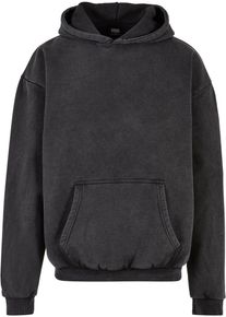 Urban Classics Heavy Sand Washed Hoody Kapuzenpulli schwarz