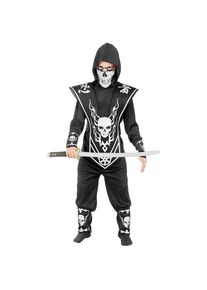Déguisement de ninja mortel pour enfant argenté