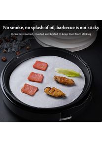 20pcs Air Fryer Baking Paper Silicone Oil Paper Bun Cake Non-stick Steaming Basket Mat Home BBQ Oil-Absorbing Papers For Kitchen