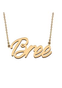 Bree Custom Name Necklace Customized Pendant Choker Personalized Jewelry Gift for Women Girls Friend Christmas Present