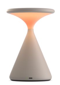 Grau Salt SABLE-BLANC Lampe à batterie / Lampe de table Gris OFFRE SPECIALE