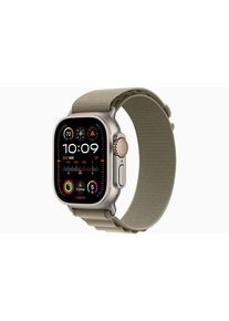Apple Watch Ultra 2 GPS + Cellular 49mm - Titanium Case with Olive Alpine Loop - Small