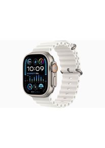 Apple Watch Ultra 2 GPS + Cellular 49mm - Titanium Case with White Ocean Band
