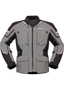 Modeka Panamericana II, kurtka tekstylna wodoodporna , kolor: Szary/Czarny , rozmiar: ługi 3XL