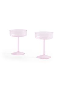 Hay - Tint Coupe Glass - Set of 2 - Pink