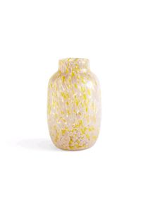 Hay - Splash Vase Round L - Light Pink and yellow (541360)