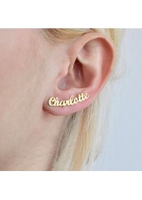 KristenCo Custom Name Stud Earrings Personalized Nameplate Stainless Steel Letter Stud Earrings For Women Jewelry Gift