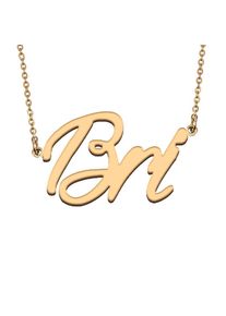 Bri Custom Name Necklace Customized Pendant Choker Personalized Jewelry Gift for Women Girls Friend Christmas Present