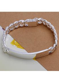 Charm 925 Sterling Silver Design Noble Pretty 10mm Mens Chain Jewelry Fashion Geometric Bracelet Free Shipping Factory Price