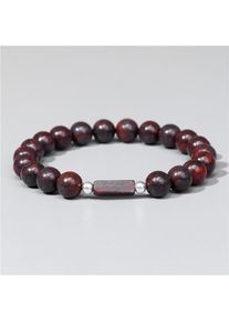 Natural Bloodstone Beads Bracelet Round 8mm Energy Tiger Eye Stone Beaded Charm Bracelet for Women Men Yoga Jewelry Dropshipping