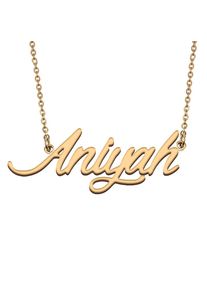 Aniyah Custom Name Necklace Customized Pendant Choker Personalized Jewelry Gift for Women Girls Friend Christmas Present