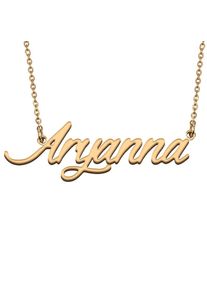 Aryanna Custom Name Necklace Customized Pendant Choker Personalized Jewelry Gift for Women Girls Friend Christmas Present