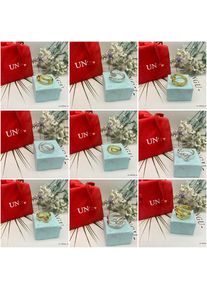 2023 European and American Fashion design High quality Fine Women's Ring Romantic Holiday Jewelry Gift Bag