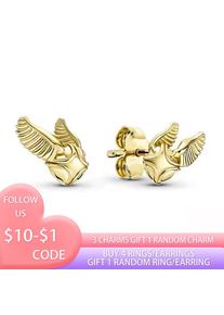Ahthen 925 Sterling Silver Stud Earrings Wing Prince Earrings Cubic Zirconia Statement Stud Earrings Women Earrings