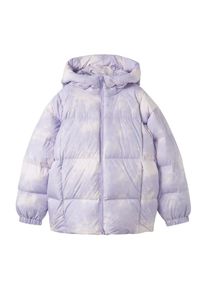 Tom Tailor Denim Kurtka zimowa dla kobiet jasnofioletowy / offwhite Rozmiar XXL