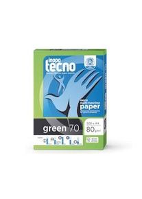 Papel para fotocopia tecnogreen inapa 100% reciclado din a4 80 gr paquete de 500 hojas